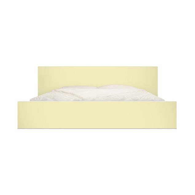 Adhesive film for furniture IKEA - Malm bed 160x200cm - Colour Crème