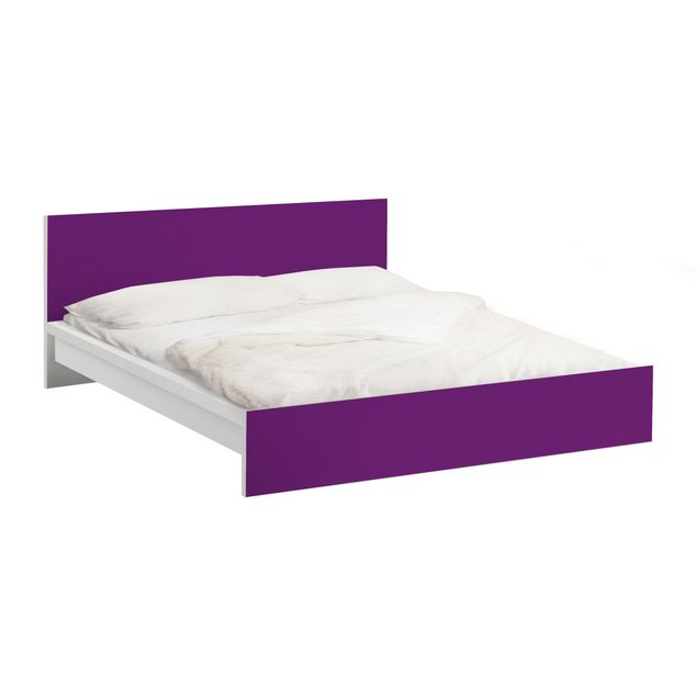 Adhesive film for furniture IKEA - Malm bed 180x200cm - Colour Purple