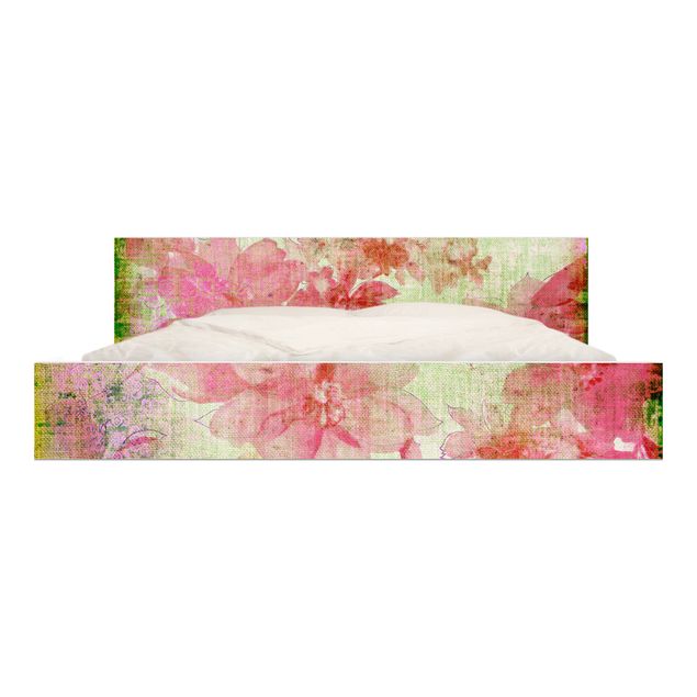 Adhesive film for furniture IKEA - Malm bed 180x200cm - Forgotten Beauties II