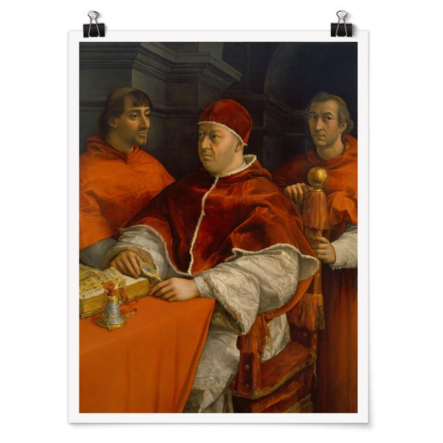 Poster - Raffael - Portrait of Pope Leo X