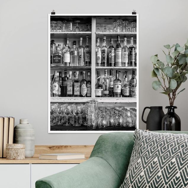 Poster kitchen - Bar Black & White