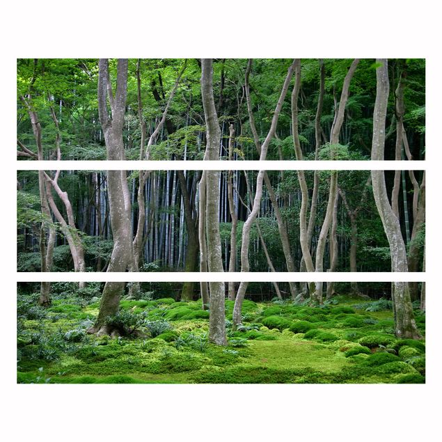 Adhesive film for furniture IKEA - Malm chest of 3x drawers - Japanese Forest