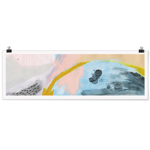 Panoramic poster abstract - Blurred Dawn I