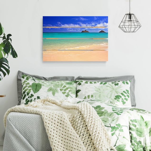 Print on wood - Paradise Beach
