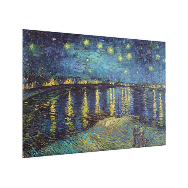 Glass splashbacks Vincent Van Gogh - Starry Night Over The Rhone