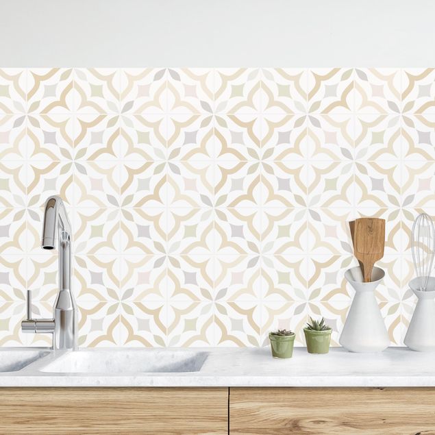 Kitchen splashback patterns Geometrical Tiles - Ancona