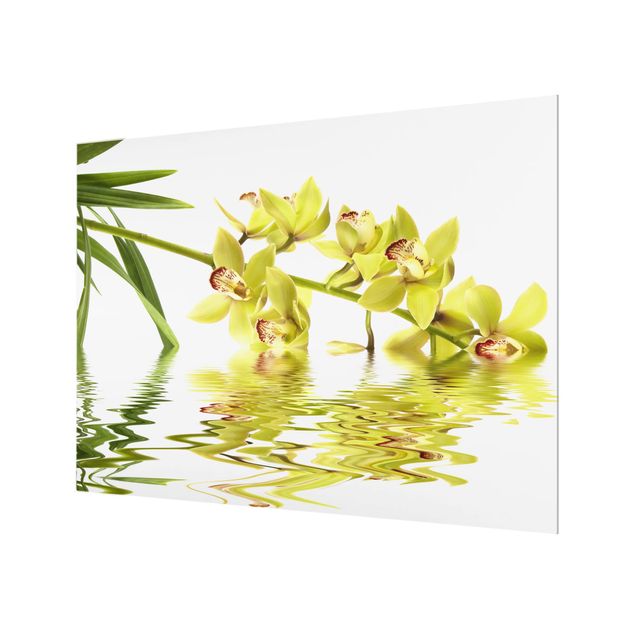 Glass Splashback - Elegant Orchid Waters - Landscape 3:4
