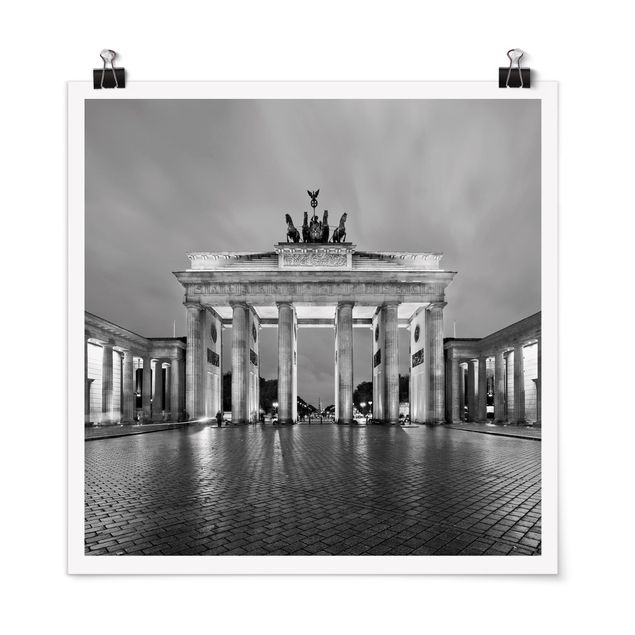 Poster - Illuminated Brandenburg Gate II