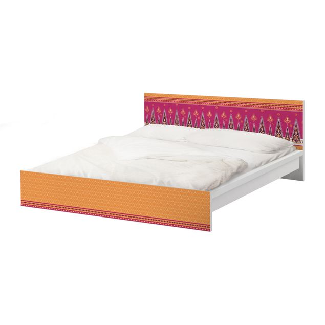 Adhesive film for furniture IKEA - Malm bed 140x200cm - Summer Sari