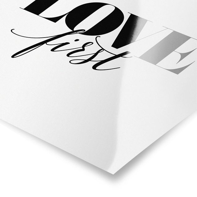 Poster - Love First