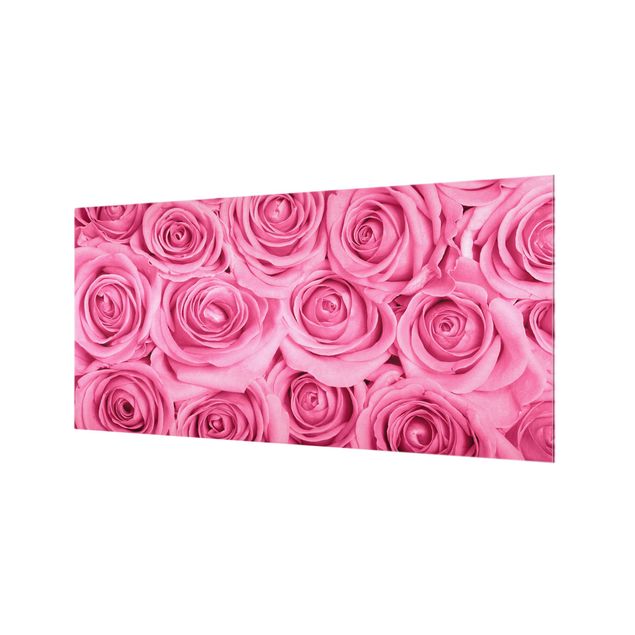 Splashback - Pink Roses