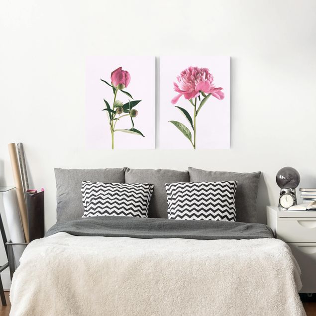 Print on canvas - Peonies In Pink
