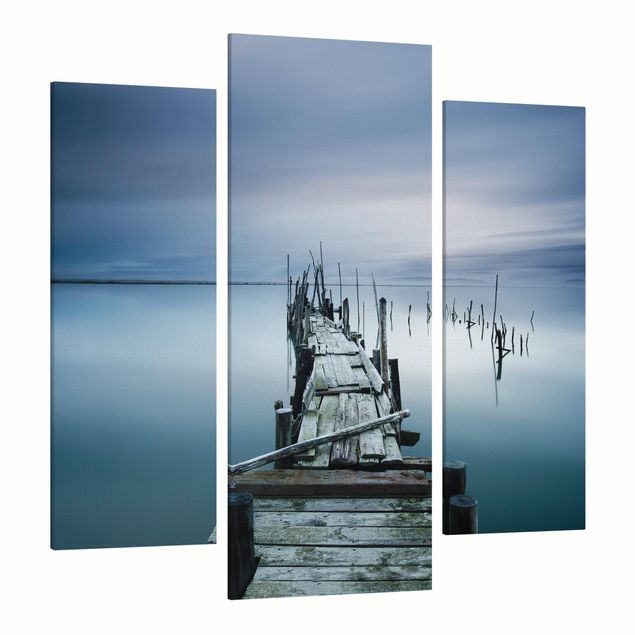 Print on canvas 3 parts - Timeless Walkway