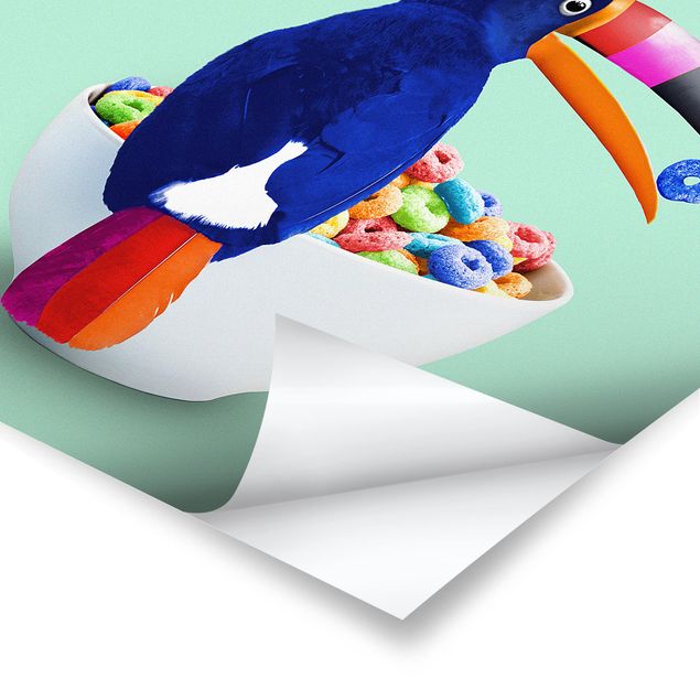 Poster - Breakfast With Toucan