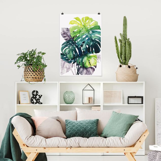 Poster flowers - Exotic Foliage - Monstera