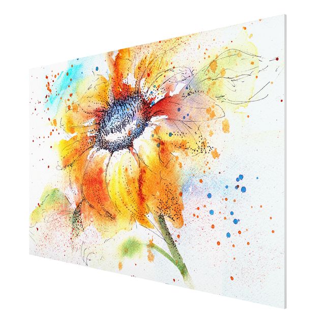 Forex print - Painted Sunflower