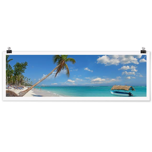 Panoramic poster beach - Tropical Beach