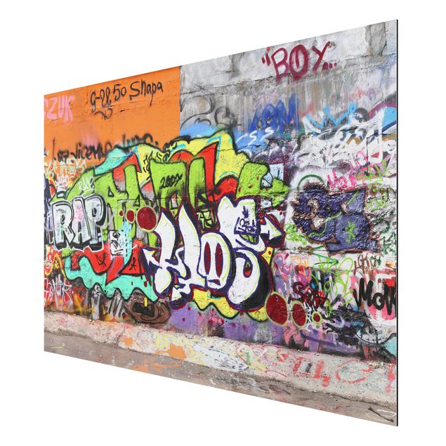 Print on aluminium - Graffiti Sticker Set