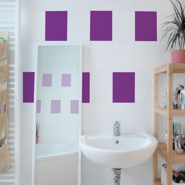 Tile sticker - Colour Purple