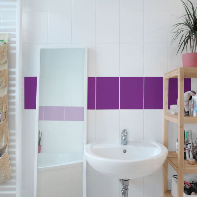 Tile sticker - Colour Purple