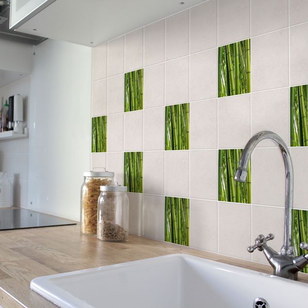 Tile sticker - Bamboo Trees No.1