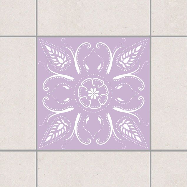 Tile sticker - Bandana Lavender