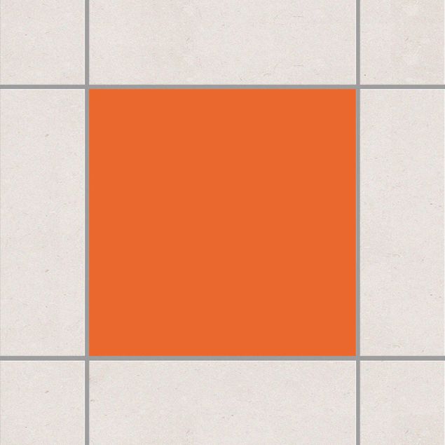 Tile sticker - Colour Orange