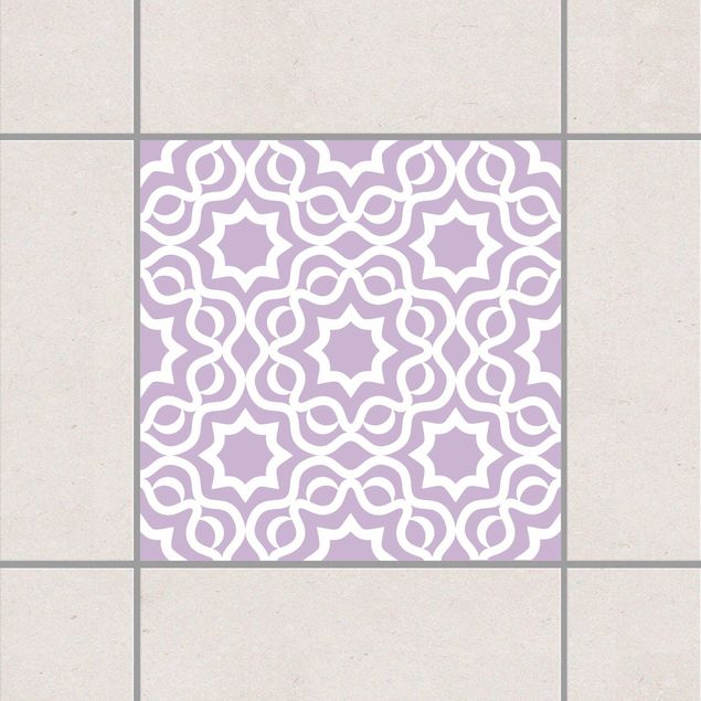 Tile sticker - Islamic Lavender