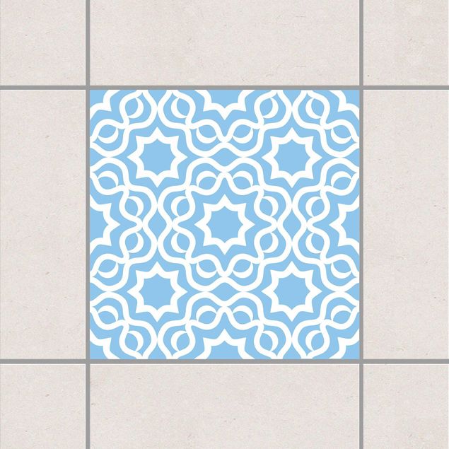 Tile sticker - Islamic Light Blue