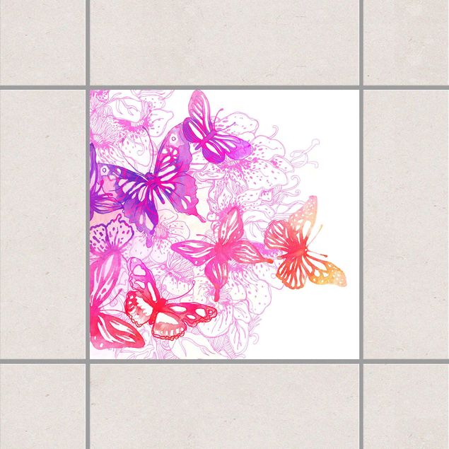 Tile sticker - Butterfly Dream