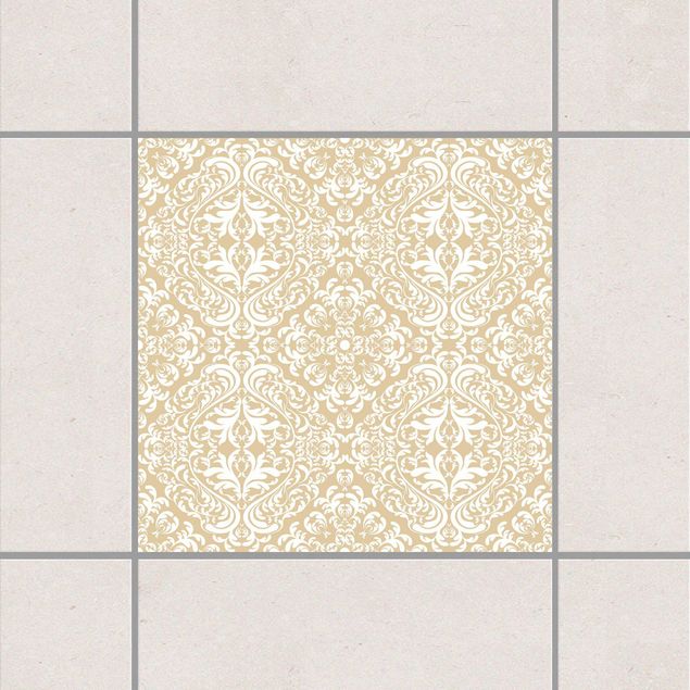 Tile sticker - Time Curls By Light Brown