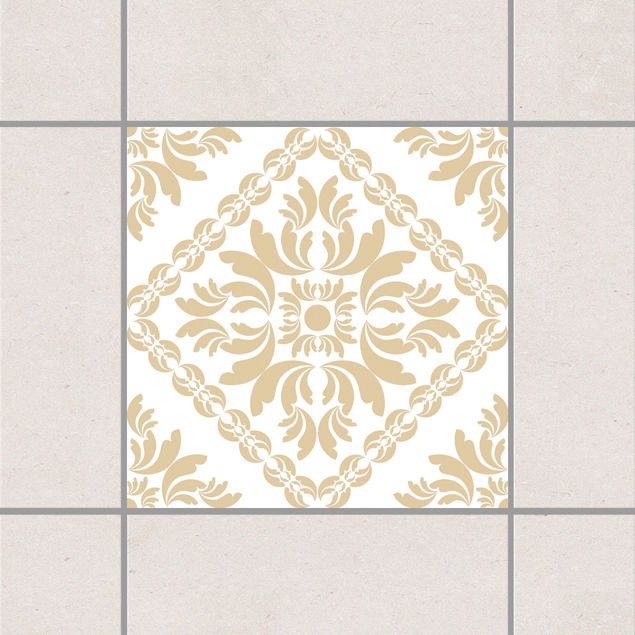 Tile sticker - Vera Rosa White Light Brown