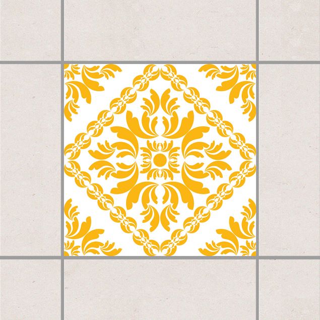 Tile sticker - Vera Rosa White Melon Yellow