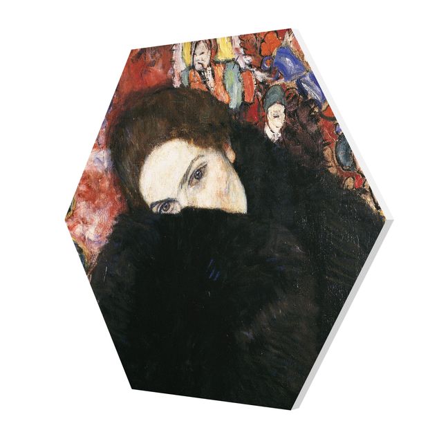 Forex hexagon - Gustav Klimt - Lady With A Muff