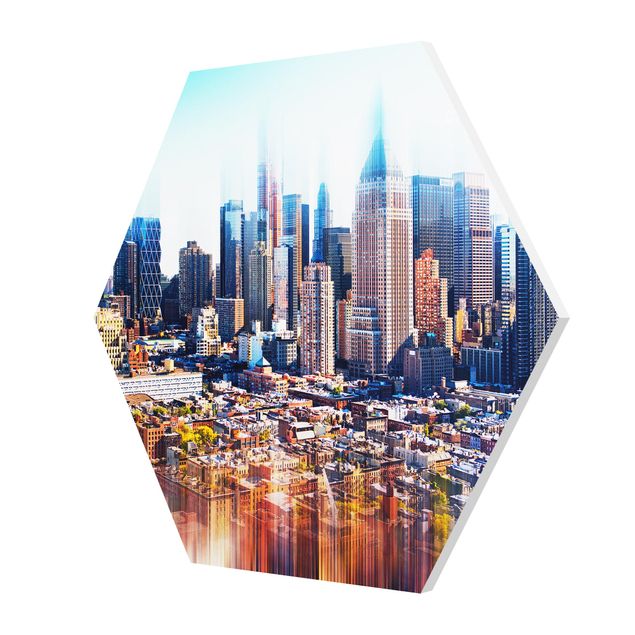 Forex hexagon - Manhattan Skyline Urban Stretch
