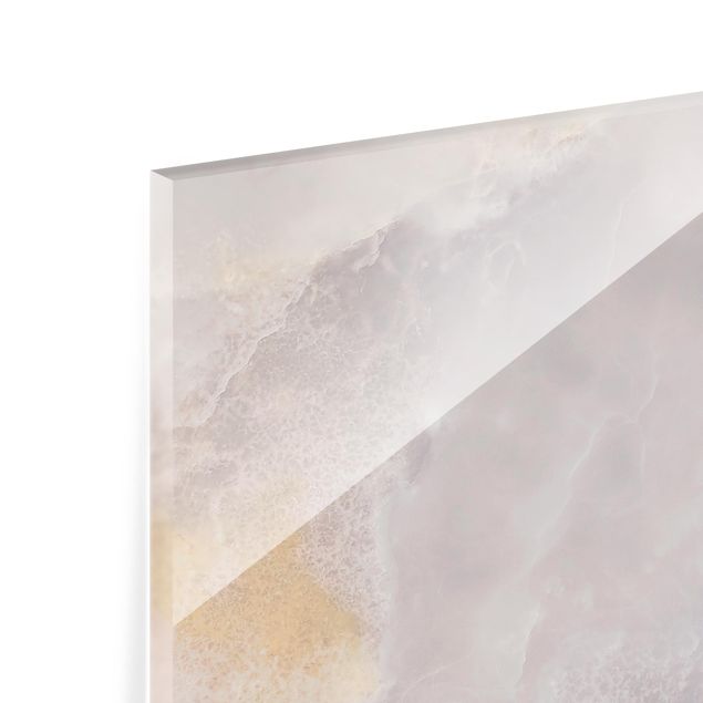 Glass Splashback - Onyx Marble - Square 1:1
