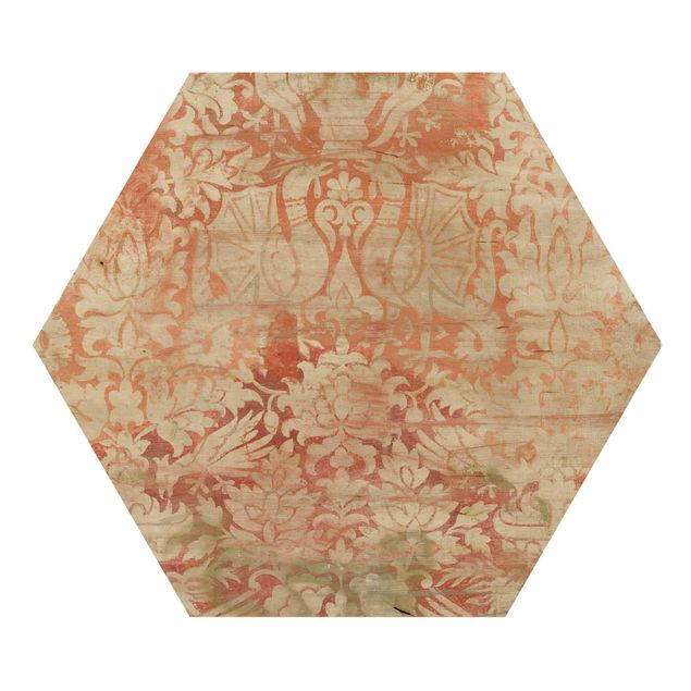 Wooden hexagon - Ornament Tissue II