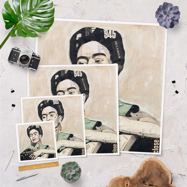 Poster - Frida Kahlo - Collage No.4