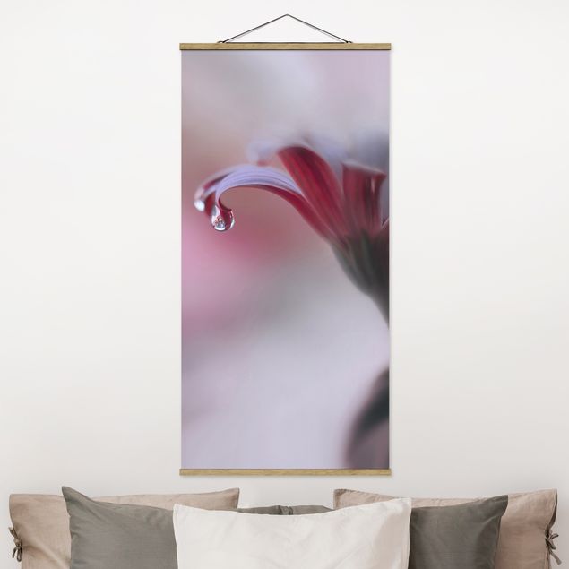 Fabric print with poster hangers - Invisible Touch