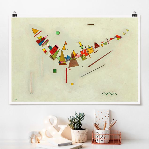 Poster - Wassily Kandinsky - Angular Swing