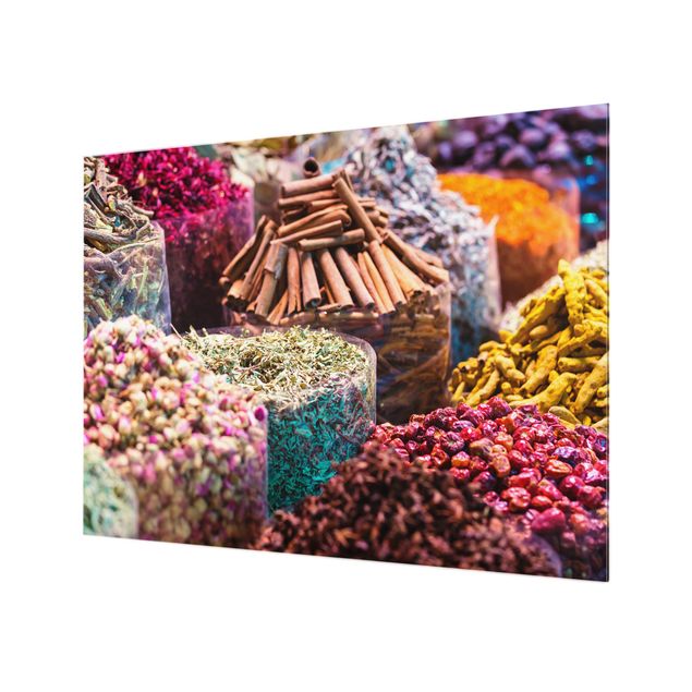 Glass Splashback - Colourful Spices - Landscape format 4:3