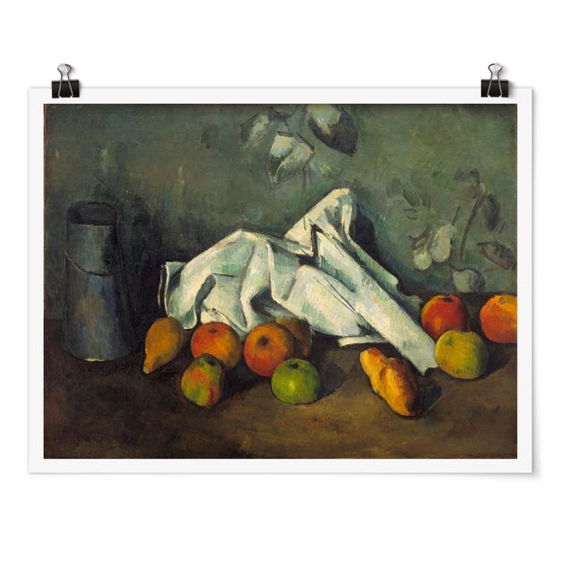 Poster - Paul Cézanne - Still Life With Milk Can And Apples