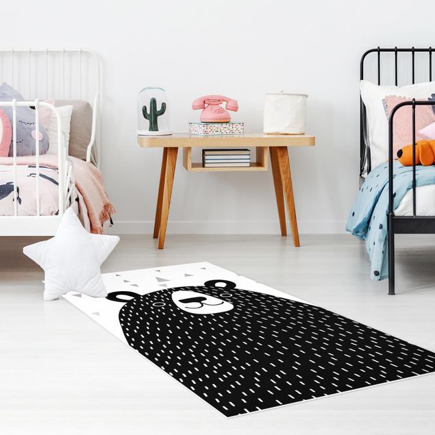 outdoor mat Zoo With Patterns - Bear