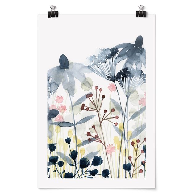 Poster flowers - Wildflower Watercolour II