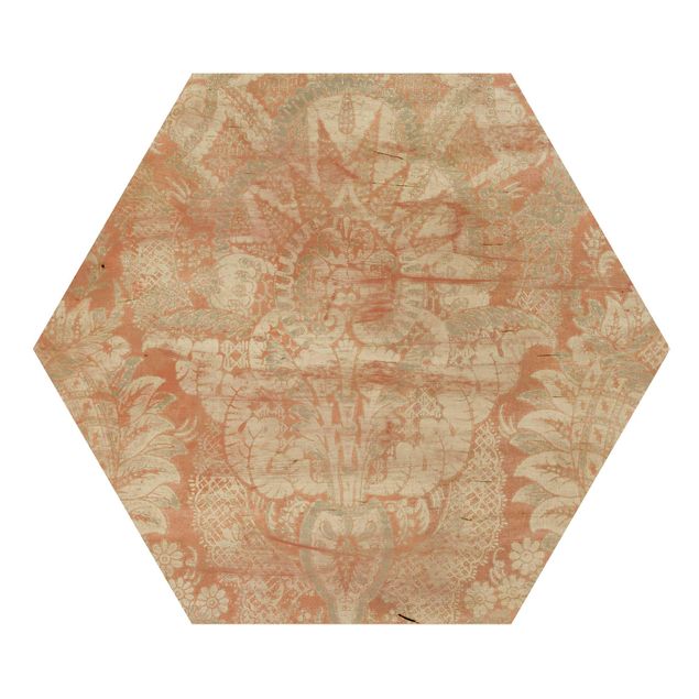 Wooden hexagon - Ornament Tissue I