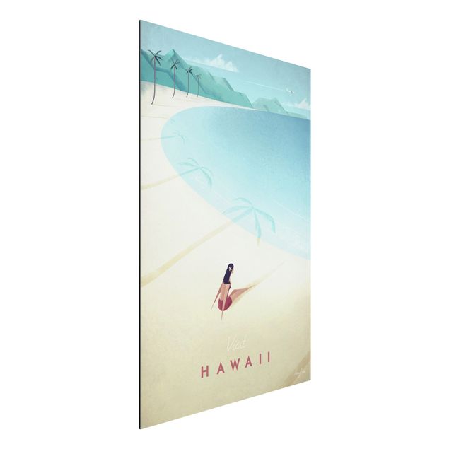 Dibond Travel Poster - Hawaii