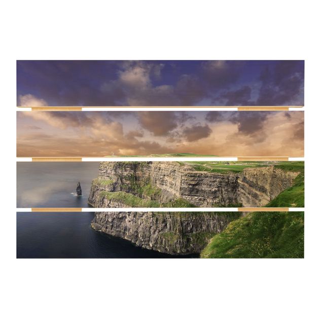 Print on wood - Cliffs Of Moher