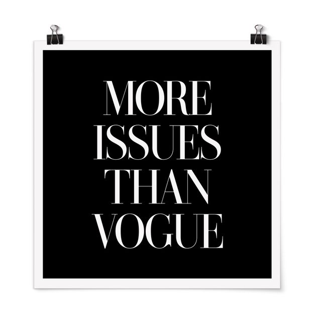 Poster - More Issues Than Vogue