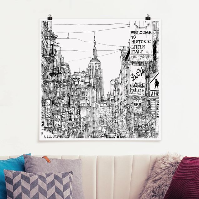 Poster - City Study - Little Italy