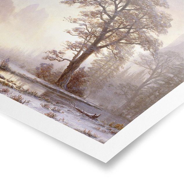 Poster - Albert Bierstadt - Valley of the Yosemite, Snow Fall